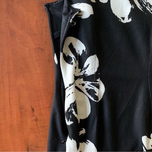 Nine West Size 8 Black and White Dress - Picture 5 of 9